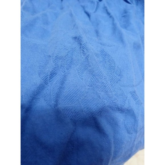 Vintage Leslie Fay Collections Blue Sheath Dress With Padded Shoulders Size 8 - Picture 6 of 9